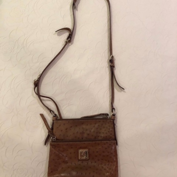 ostrich crossbody purse